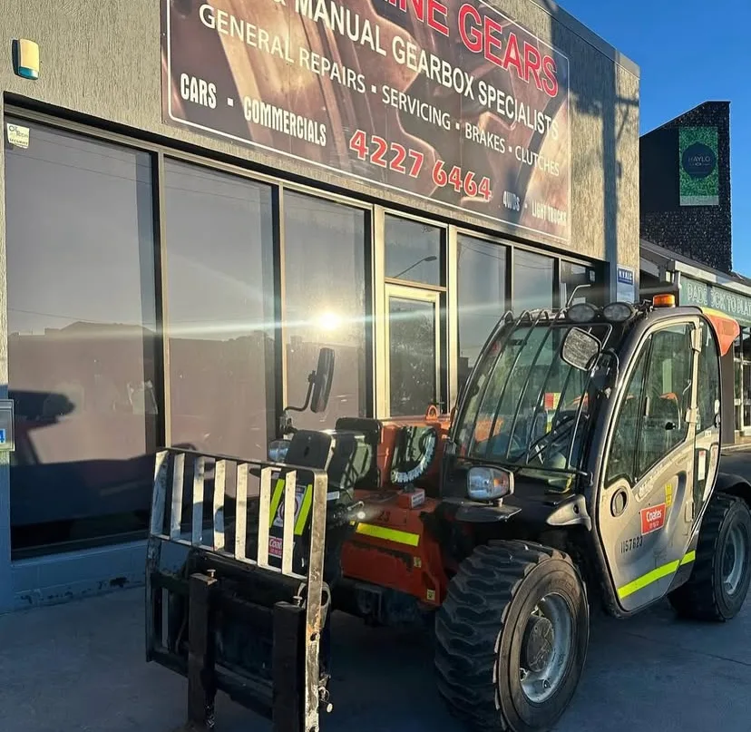 Coates Hire telehandler at Driveline Gears